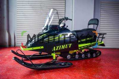 Мини - снегоход Бурлак Azimut (Азимут) CS 20 л.с., черный капот (машинокомплект)