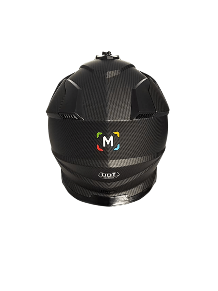 Шлем мото мотард Helmet WS 902 MATT CARBON L | Мототека